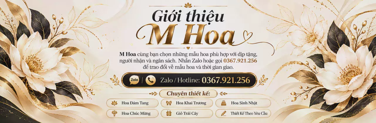 Ảnh bìa Shop hoa tươi Xã Bàu Cạn Gia Lai - Một món hoa, nhiều điều muốn nói
